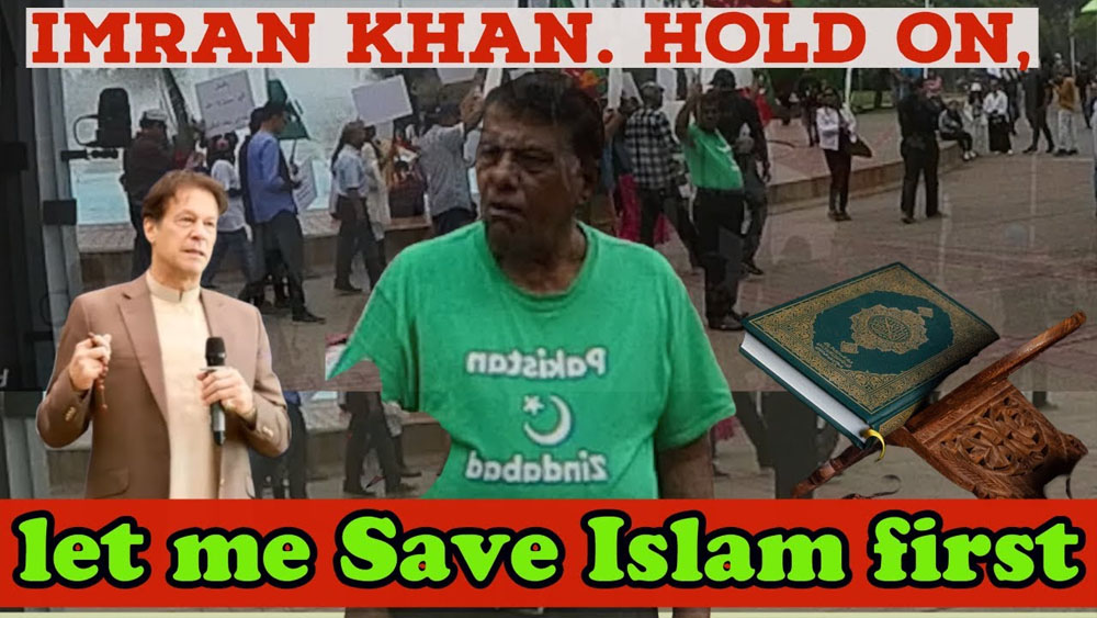 Imran Khan. hold on, let me Save Islam first./BALBOA PARK